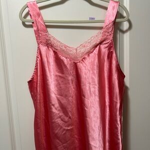 Coral Satin Camisole Maggie Barnes 2X